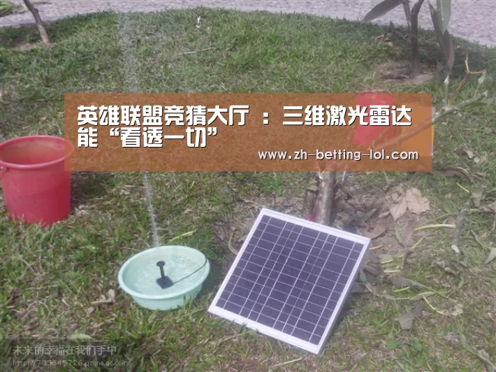 英雄联盟竞猜大厅 :三维激光雷达能“看透一切”(图3) 英雄联盟竞猜大厅